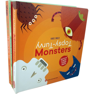 کتاب های تصویری انگلیسی کودکان سری Monster کتاب های تخته ای برای کودکان