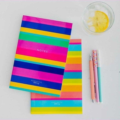 چاپ دفترچه یادداشت مارپیچی سفارشی Kawaii Kraft Stationary Notepad