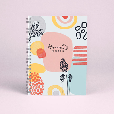 چاپ دفترچه یادداشت مارپیچی سفارشی Kawaii Kraft Stationary Notepad