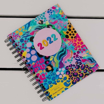 چاپ دفترچه یادداشت مارپیچی سفارشی Kawaii Kraft Stationary Notepad