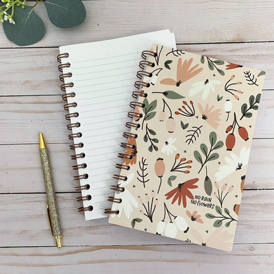 چاپ دفترچه یادداشت مارپیچی سفارشی Kawaii Kraft Stationary Notepad