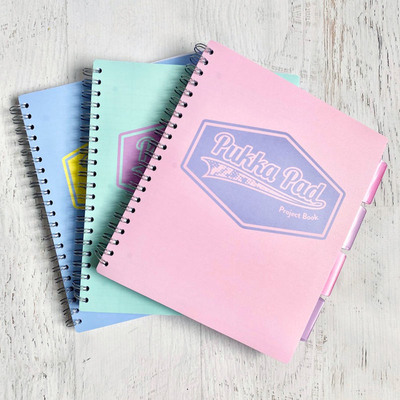 چاپ دفترچه یادداشت مارپیچی سفارشی Kawaii Kraft Stationary Notepad