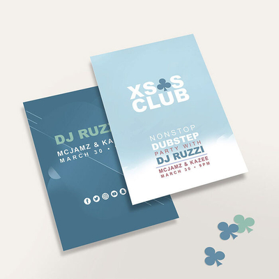 بروشور A3 To A6 Club Plyer Printing PMS Color Party Flyers Printing